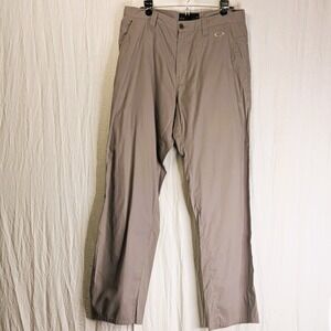 Gray Oakley Golf Pants 34x32 Classic and Comfortable Slits at Ankle